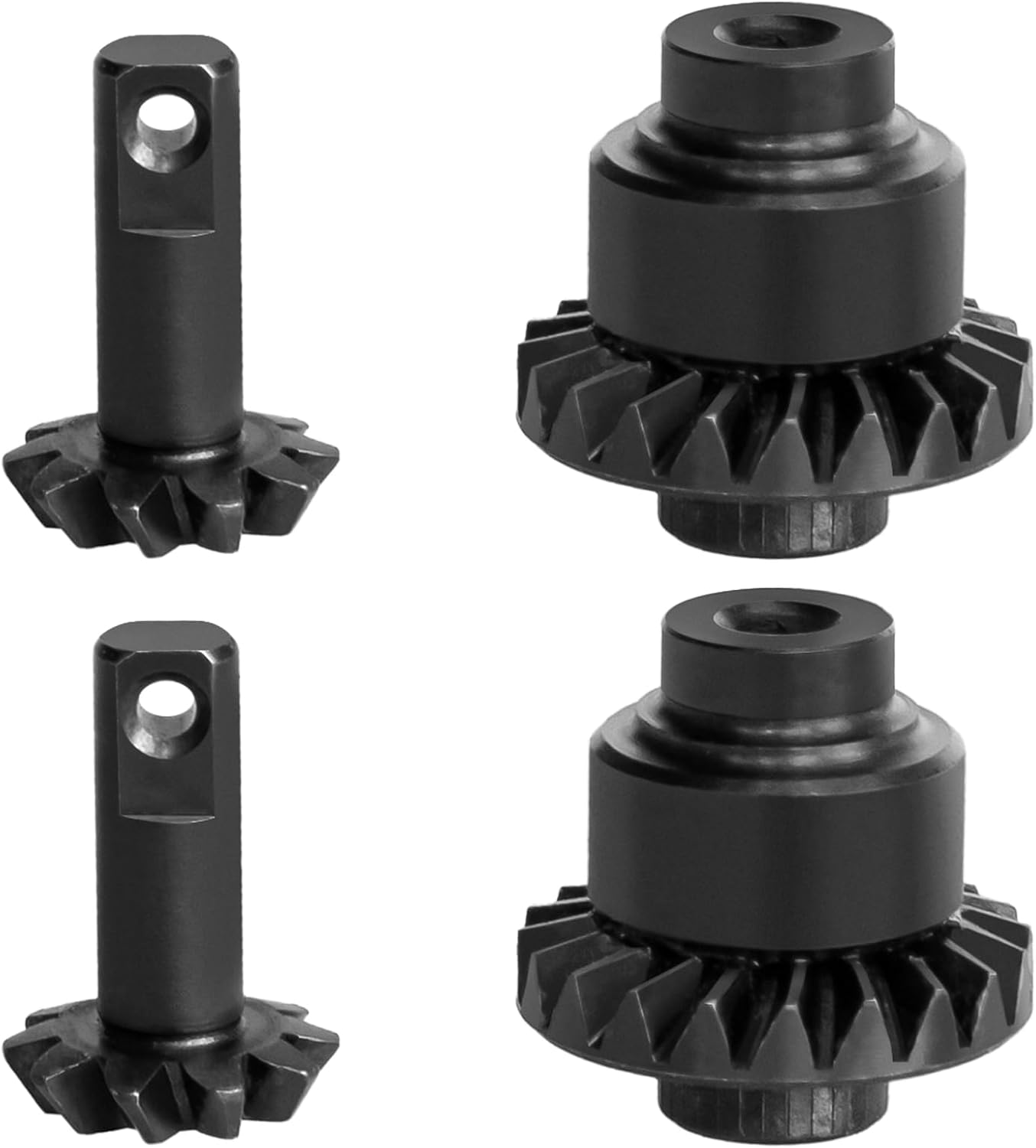 LRFHL Steel Axle Gears 10T 20T Front and Rear RC Motor Pinion Gear Upgrade Parts for 1/32 Redcat Ascent-32 RC Crawler Upgrade (4PCS)